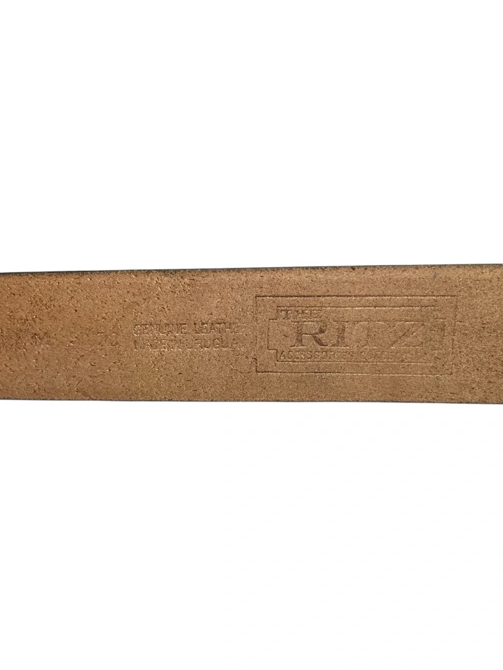 Vintage The Ritz Accessories Collection Women’s Black Leather Belt – Mixed Metal